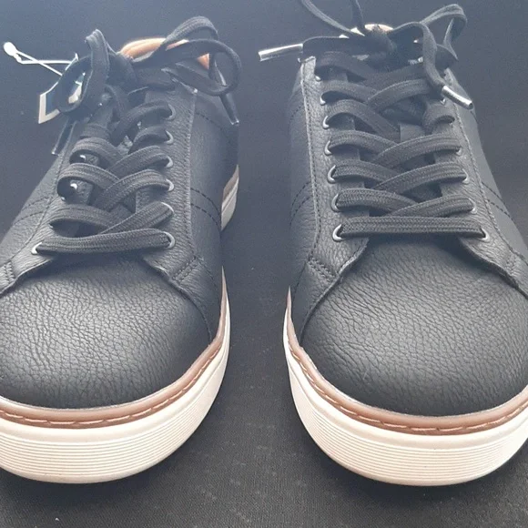 Nwt mens aldo ramson black brown pebble sneakers tennis shoes size 10 - Picture 2 of 7